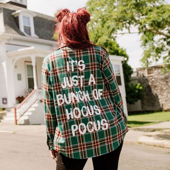 cakeworthy Tops - Cakeworthy Hocus Pocus Flannel